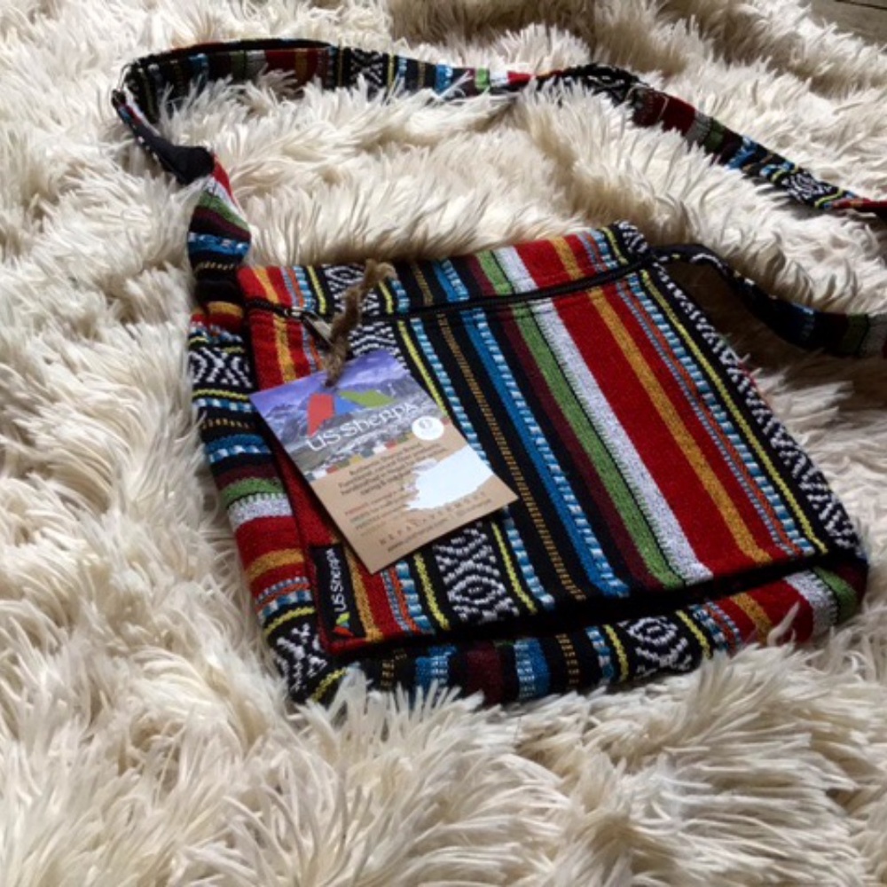 New colorful US sherpa bag made in Nepal